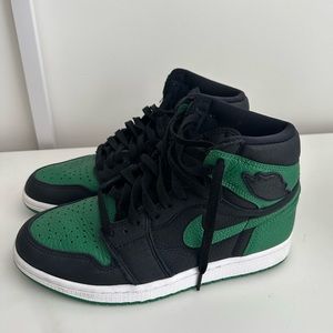 2020 air jordan 1 retro high og pine green 2.0